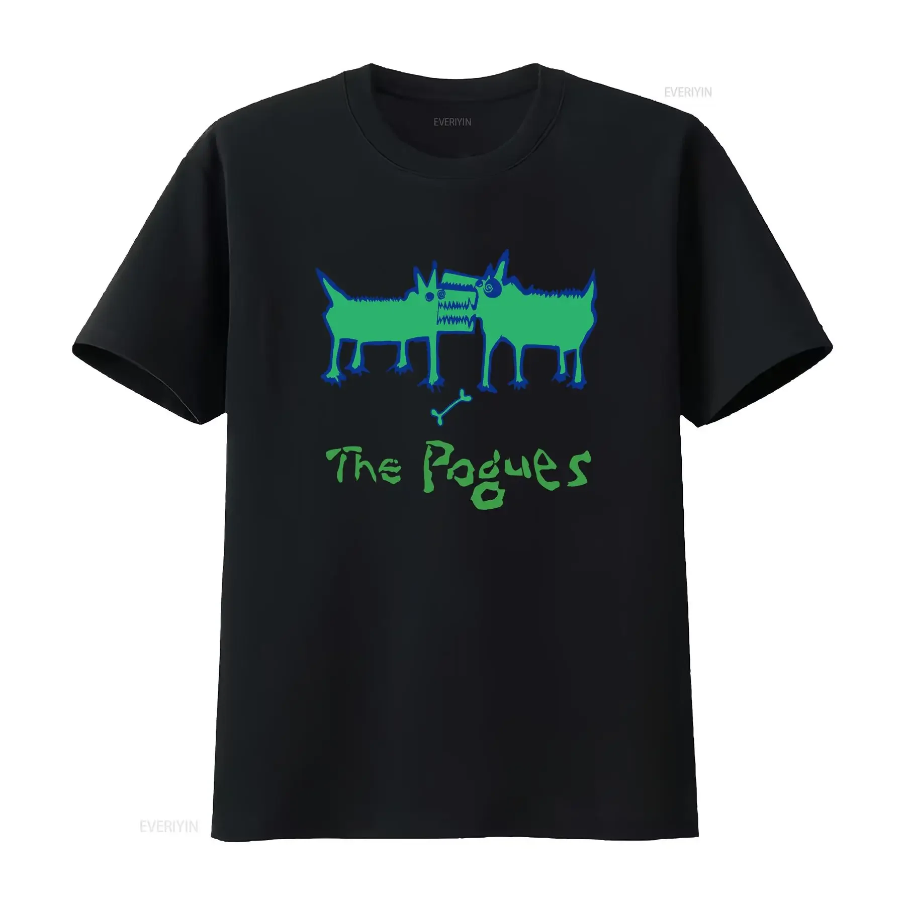 90s Style The Pogues Rough Shane MacGowan T Shirt Red S 5XL CC4492 long or short sleeves vintage Washed graphic homme fashion