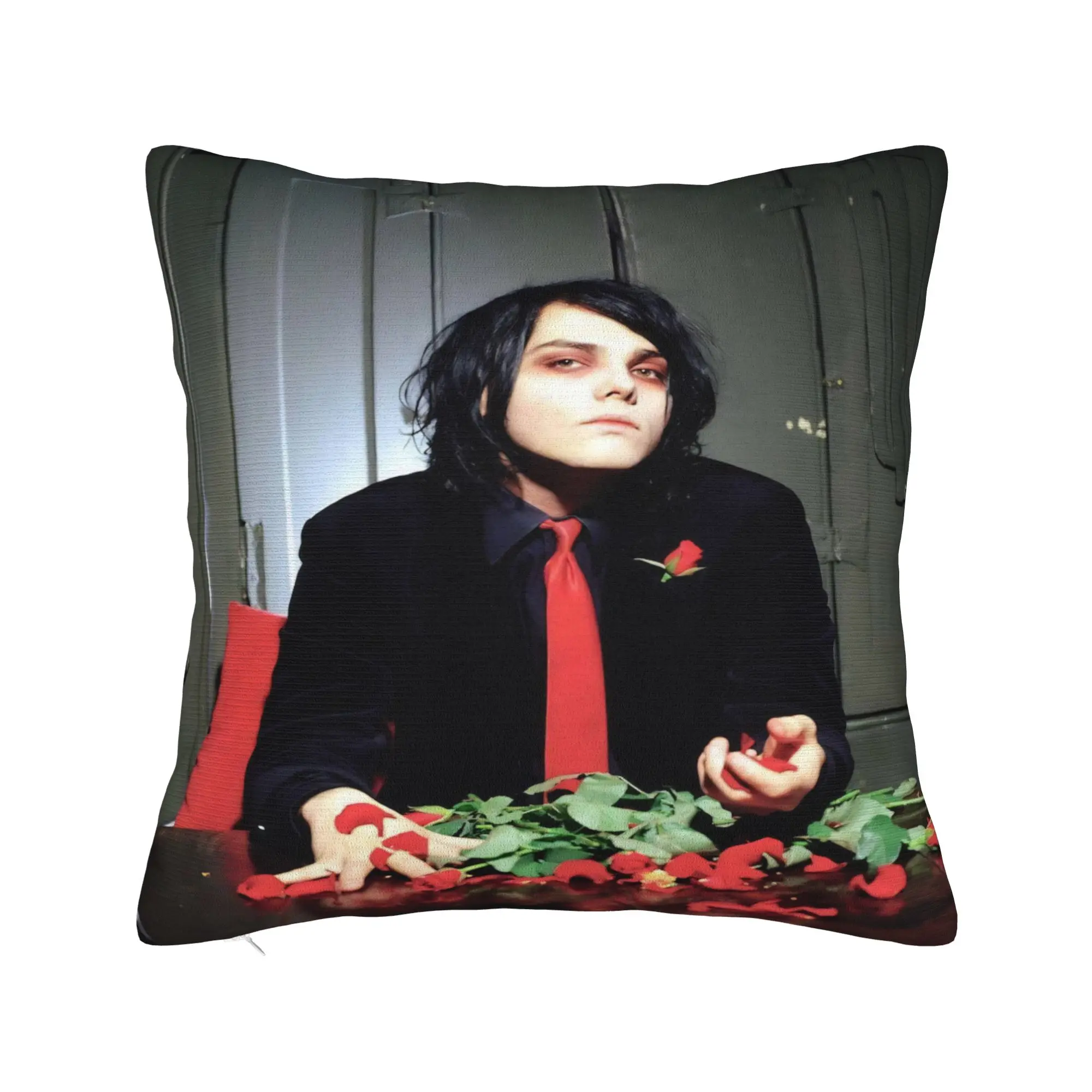 G-Gerard Way MCR Pillow Case  Fashion Pillow Cover Graphic Pillowcases For Sofa Home Decoration