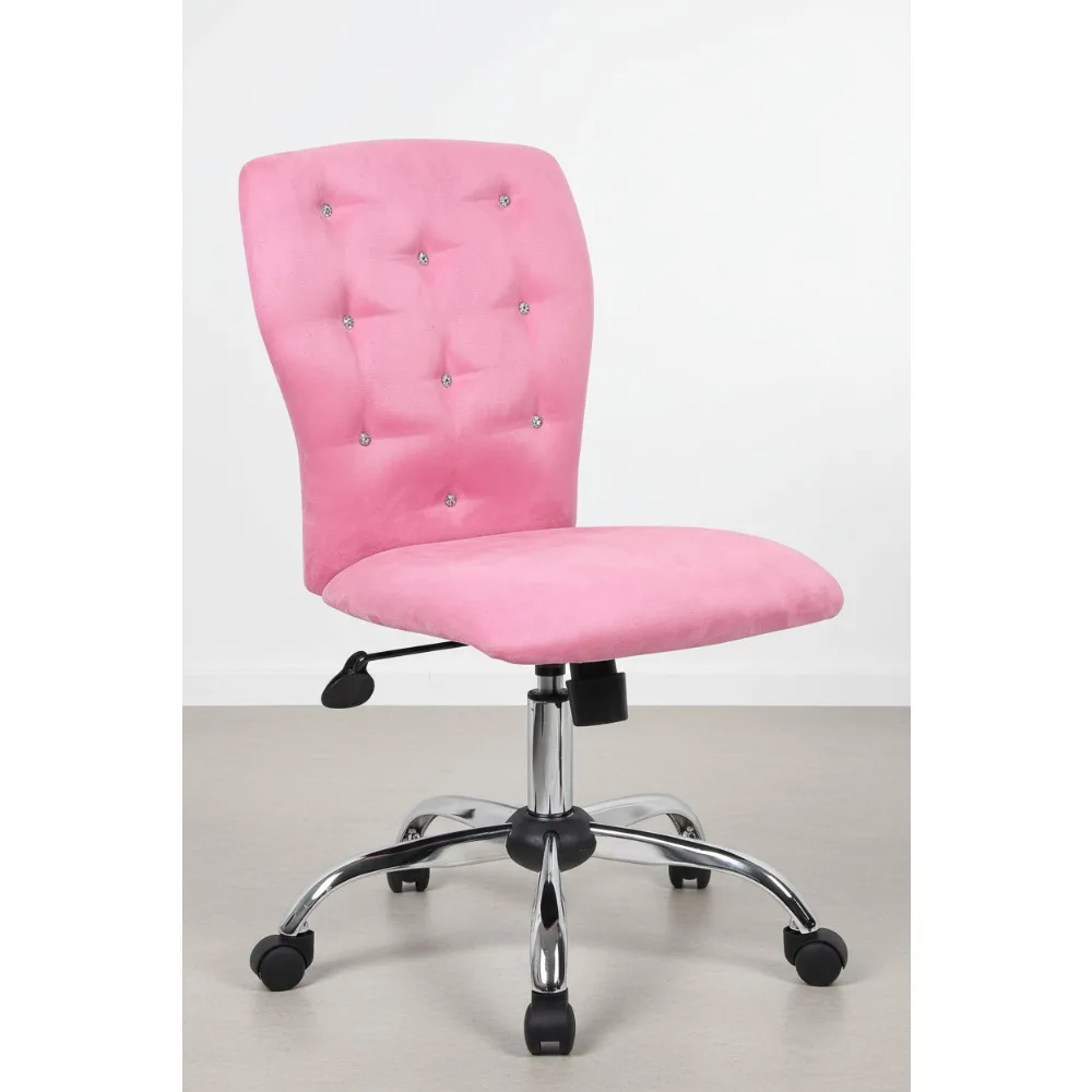 

Современное розовое офисное кресло с тафтингом Crystal, регулируемой высотой и наклоном, эргономичным комфортом для домашнего офиса