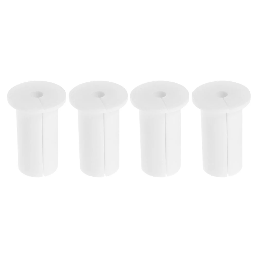 4 Pcs Silicone Wall Grommets Cable Protectors 1 Inch Hole White Easy Installation Lasting Performance