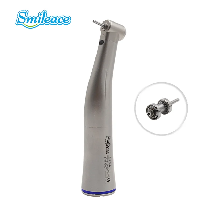 Dental Handpiece 1:1 Blue Rings Low Speed Led Push Button High Speed Drills X25 Z25L X20L Odotologia Tools Micromotor