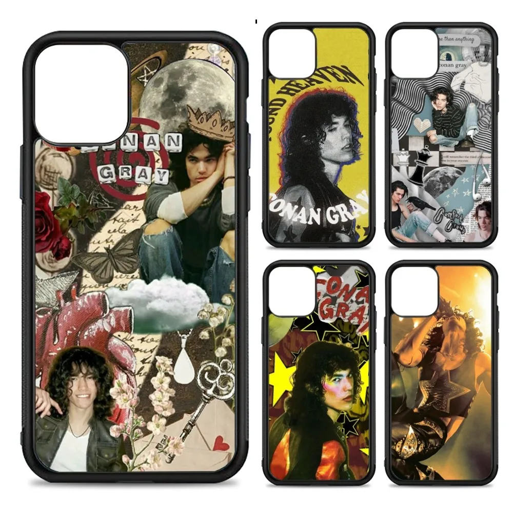 

Conan Singer G-Gray Phone Case Silicone PC+TPU For For IPhone 11 12 13 14 15 16 Plus Pro Max Cover