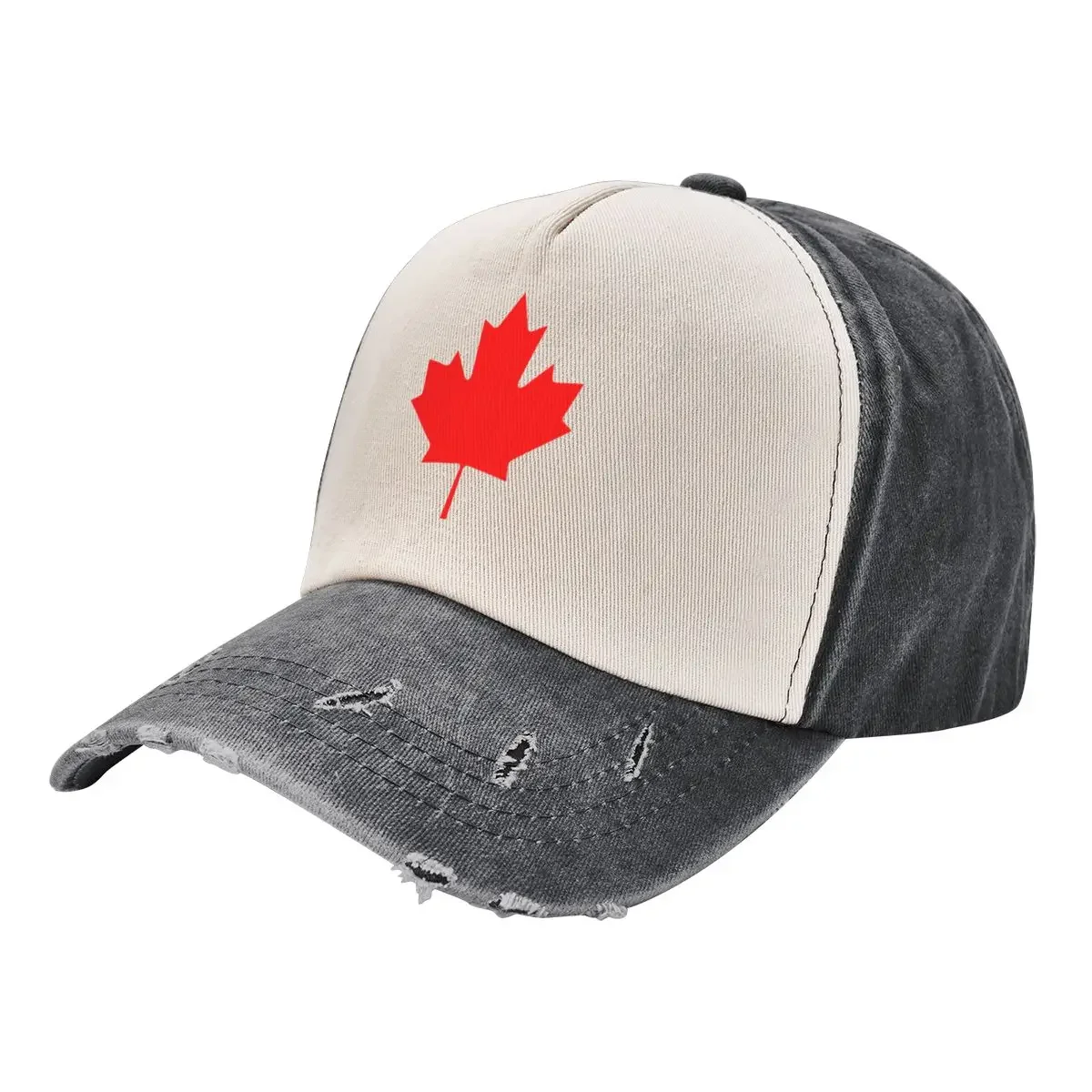 

#Maple Leaf red Baseball Cap party Hat Thermal Visor Wild Ball Hat Designer Man Women's