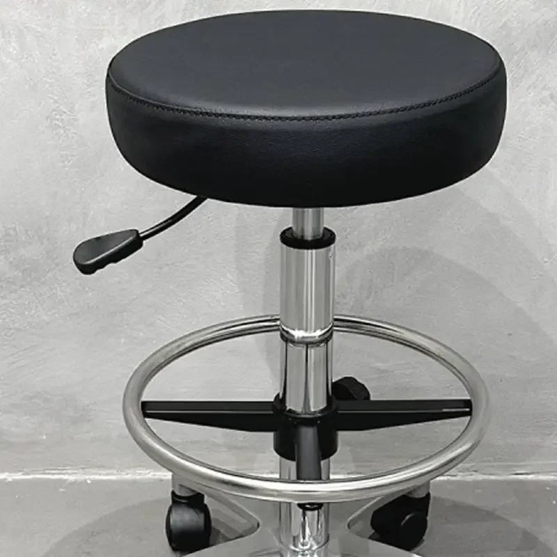 Chair Foot Rest Rings Anti Slip Steel Base Footrest Easy Setups Modern Living Room Office Stool Accessory Y5GB