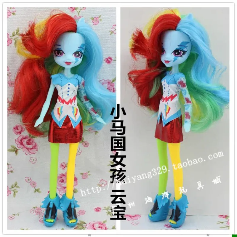 

Фигурка My Little Pony Rainbow Dash, мультяшная кукла, украшения, аксессуары, коллекция, детские игрушки