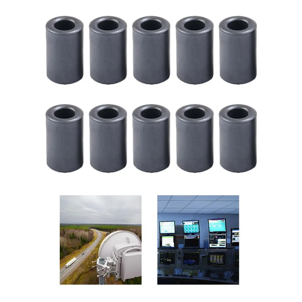 10pcs Circular Hollow Core Nickel-zinc Ferrite Ring For Radio Frequency Measurements Instrument Parts Accessories