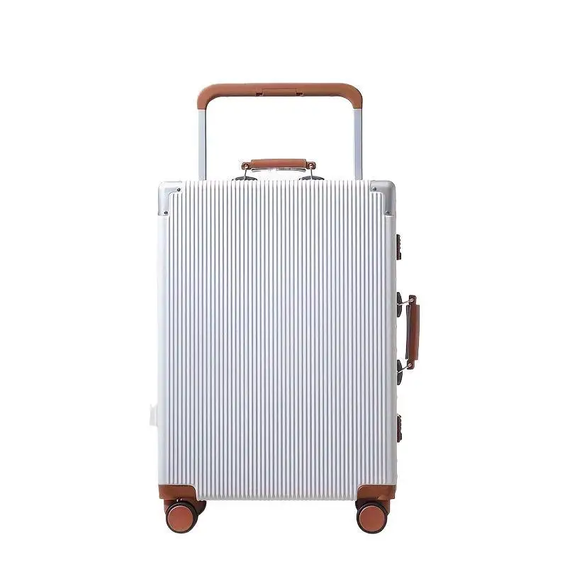 

Wide tie rod, luggage, new Internet celebrity large capacity, universal wheel, aluminum frame, travel