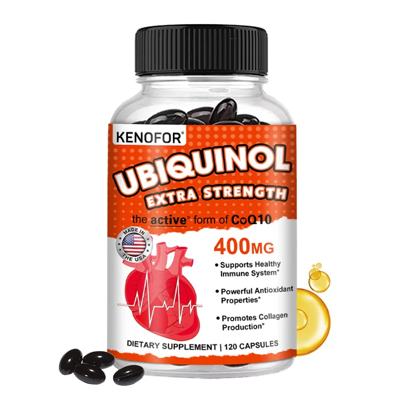 

Мягкие капсулы CoQ10 400 мг с витамином Е, мощный антиоксидант, поддерживает здоровье сердца, энергетическое производство и здоровье иммунной системы