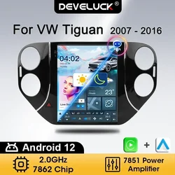 Wireless CarPlay Android Auto Radio for VW Volkswagen Tiguan 1 NF 2006-2016 Car Multimedia Player Navigation GPS 2 Din Head Unit