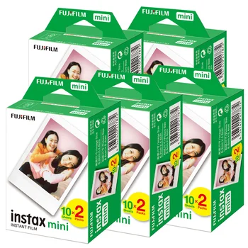 20-100 white sheets for Fujifilm Instax Mini 11 Film photo paper Fuji Instax Mini 11 8 9 40 7s 7c 7 + 70 90 25 50 Liplay SP1 SP-2