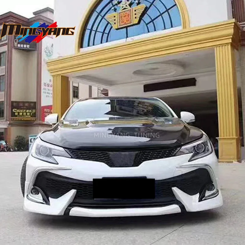 

Modification 2018 Body Kit Bumper Lip Headlight for 2012-2017 Reiz Mark X