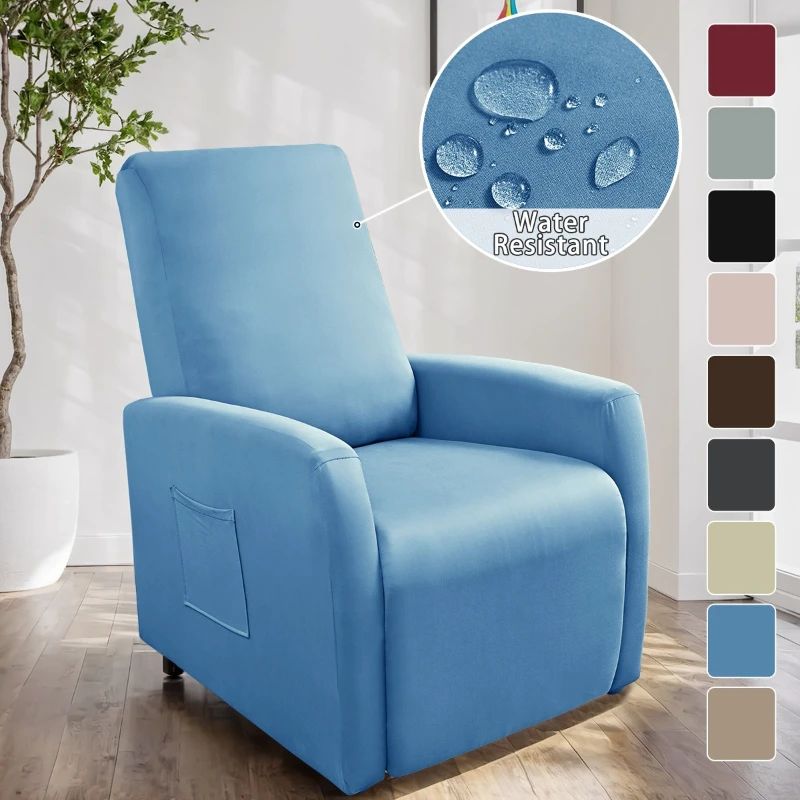 

Однотонный чехол для дивана из молочного шелка, водонепроницаемый, эластичный, однотонный чехол для кресла, декор для дома и зоны отдыха