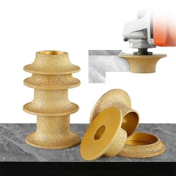 Brazed Diamond Angle Grinder Stone Grinding Wheel French Edge Marble Granite Tile Ceramic Trimming Grinding Disc