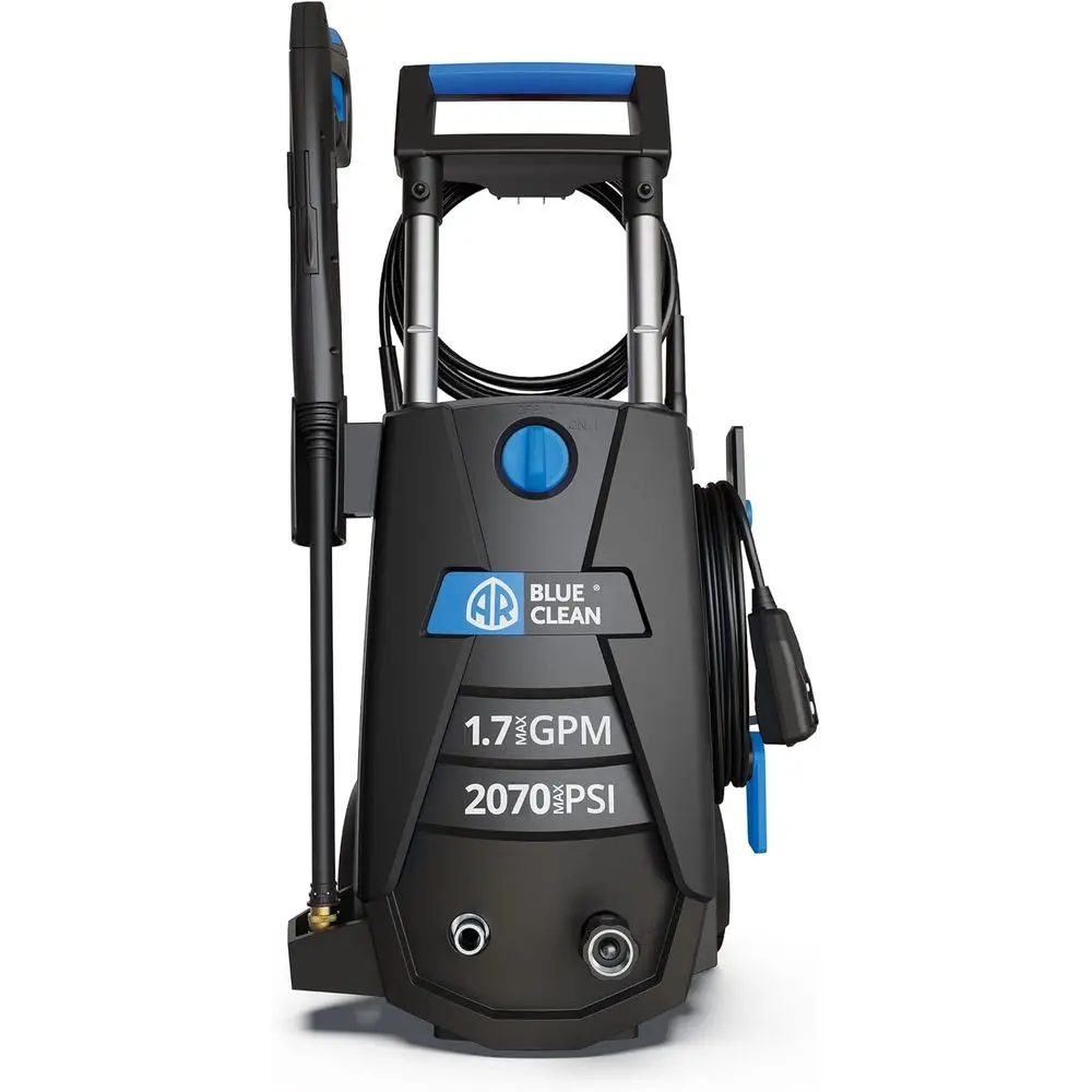 

Электрическая мойка высокого давления BC383HSB - 2070 PSI, 1.7 GPM, 13 А, с байонетными насадками, ручкой, встроенным хранилищем, портативная