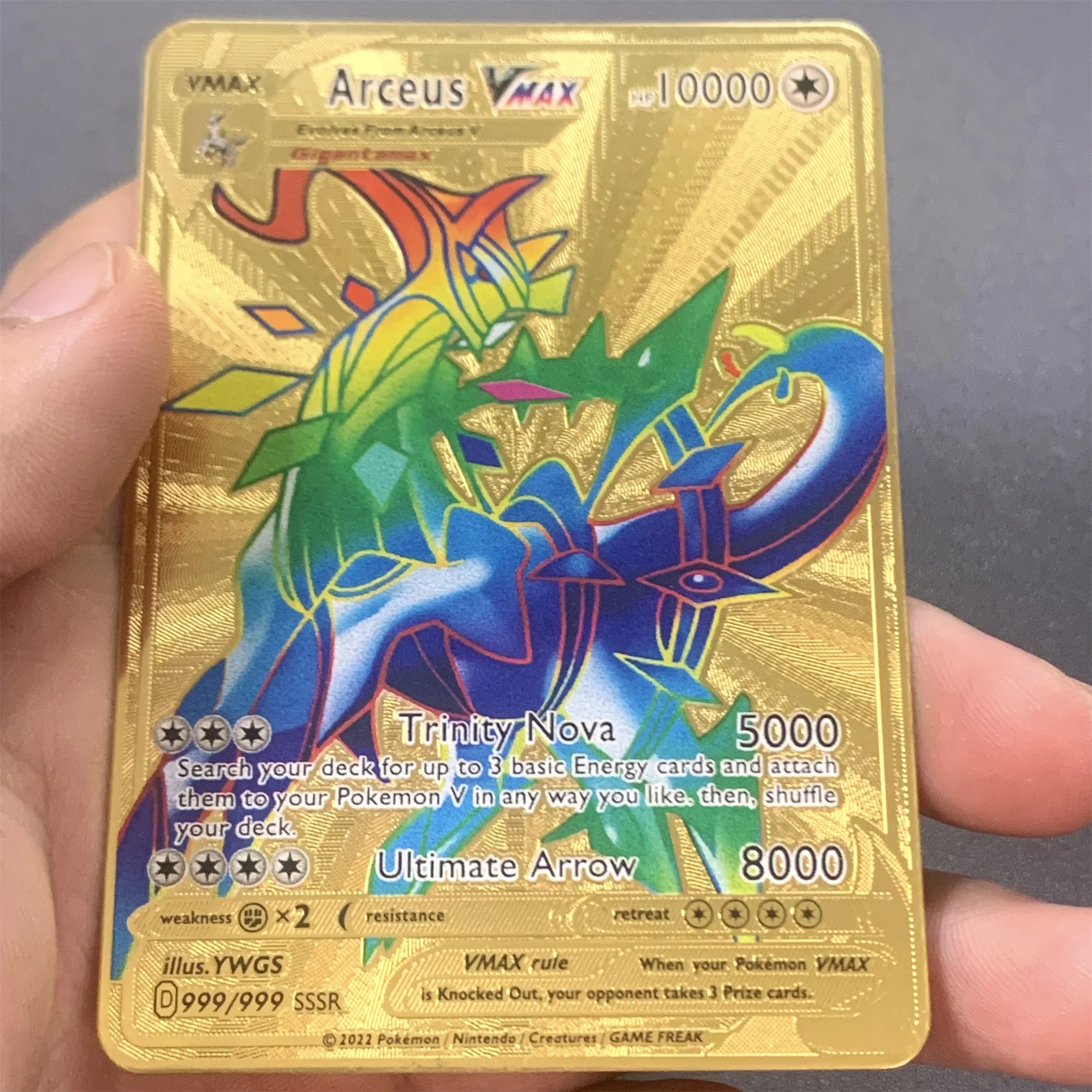 Englisch Pokemon Metall karten Monster Brief Tasche Monster Arceus Eisen Karte Mewtwo Pikachu GX Charizard Vmax Spielzeug Sammler karte