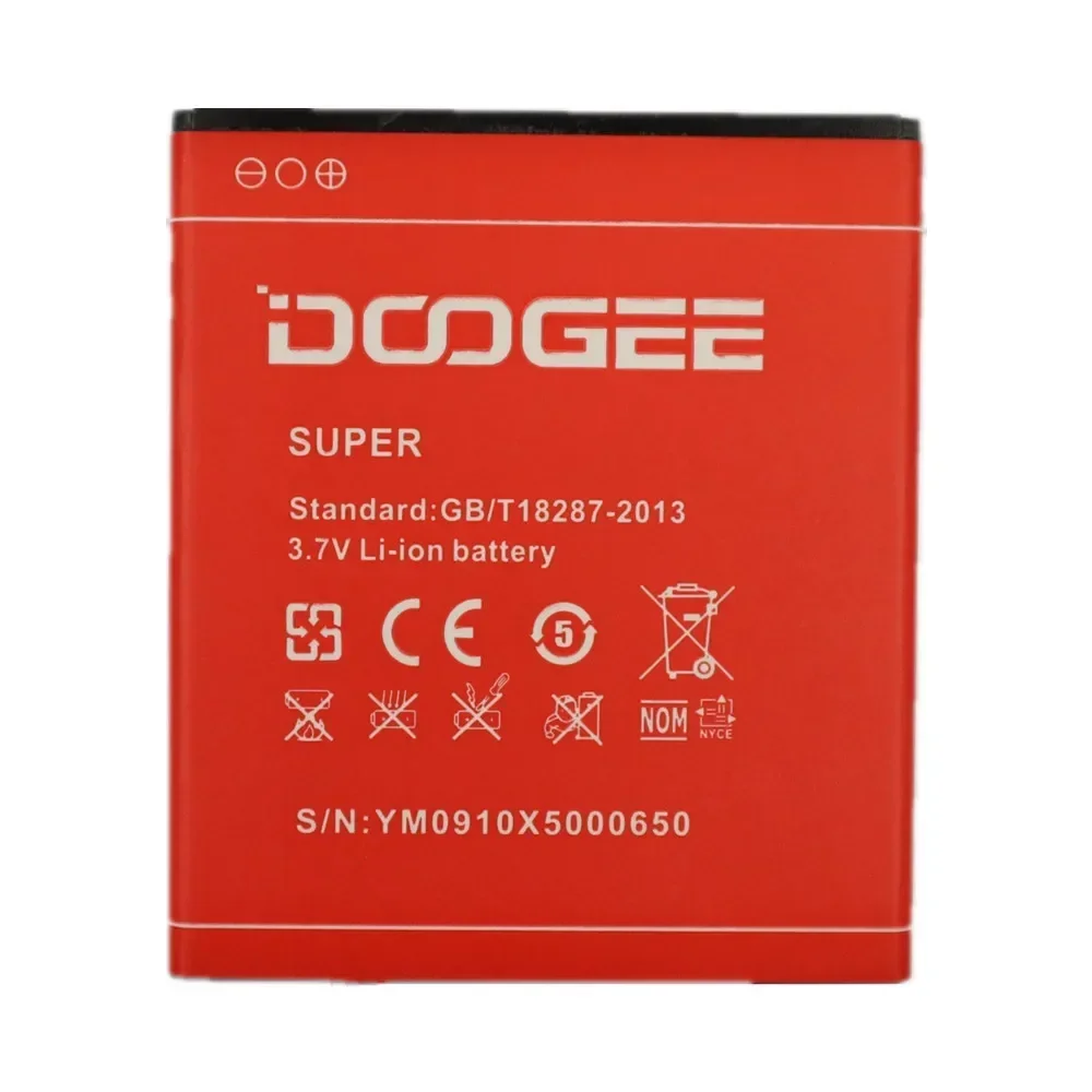 3100mAh Original Battery For DOOGEE X5 Pro / X5S Phone Batteries Fast Shipping