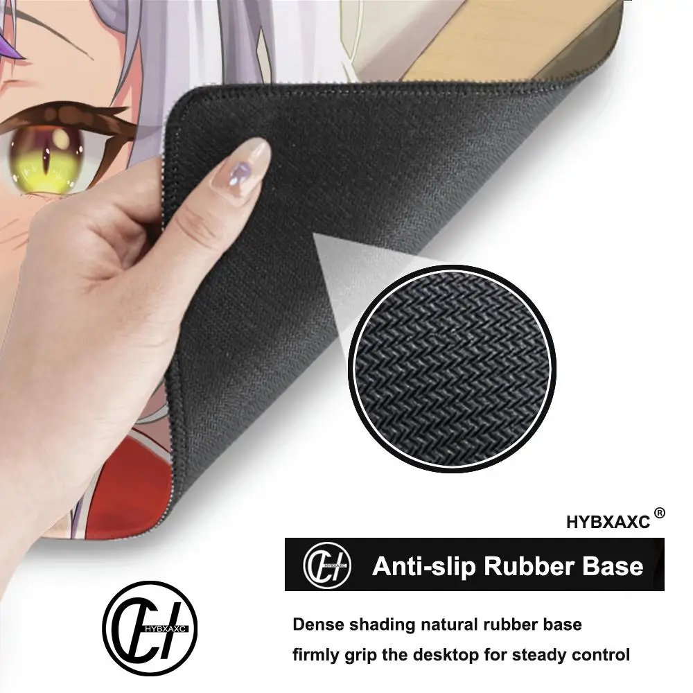 Large Keyboard Pad  Hololive La Darknesss Non-slip Rubber Mouse Pad Gaming Mousepad Laptop Mouse Carpet Game Table Mat