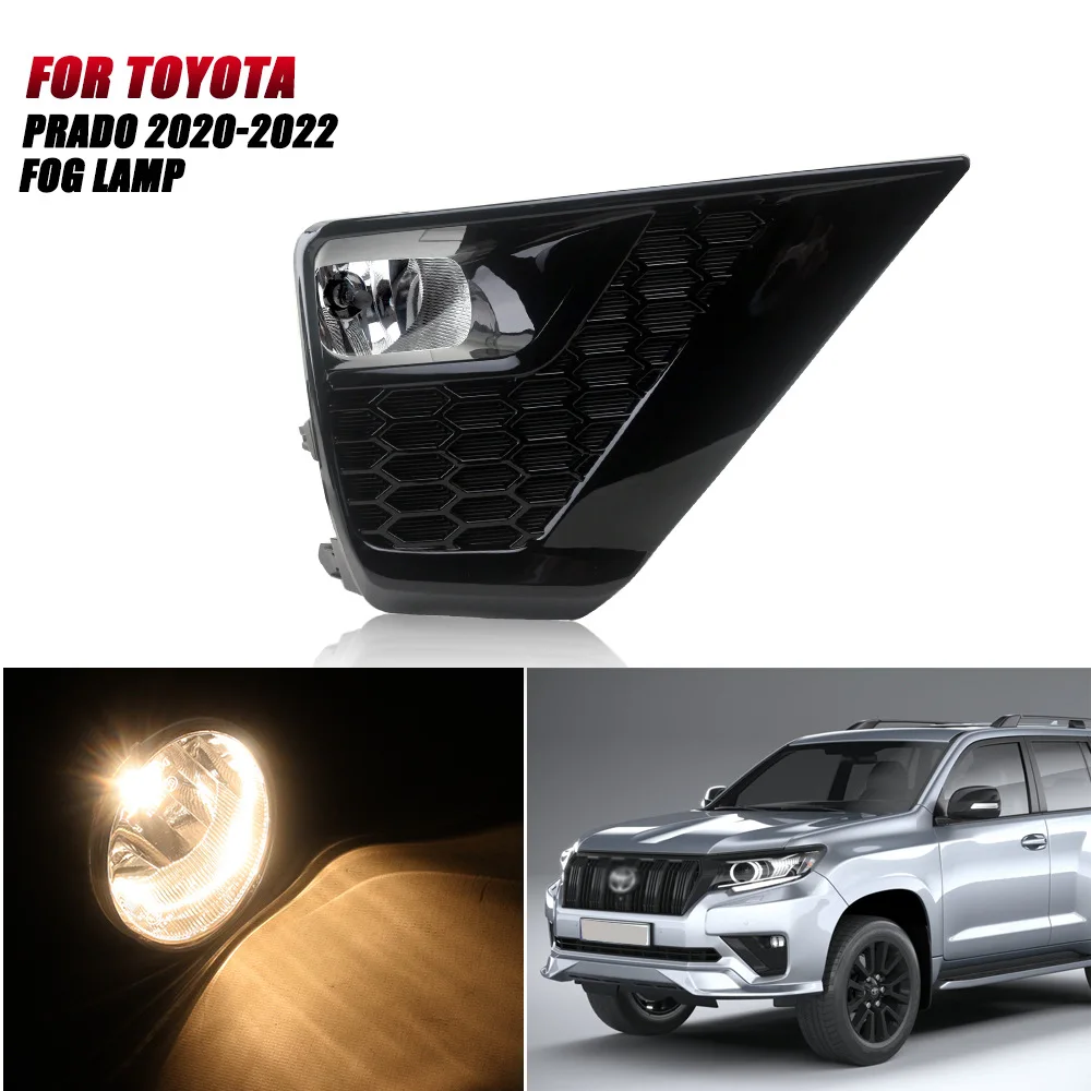 

Car LED Fog Lights For PRADO 2021 2022 2023 Front Fog Lights Car Styling Spot Light Fog Lamps With Switch - 1 Pair