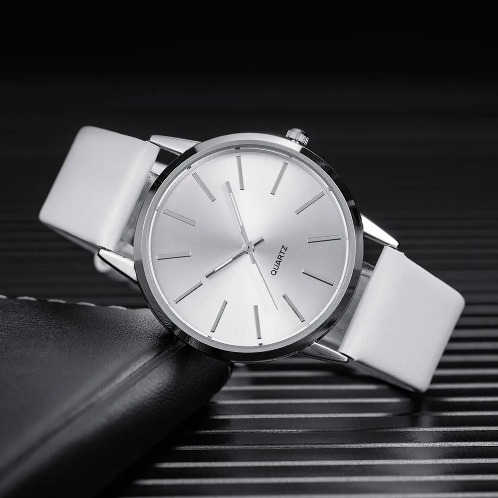 2025 New Men's Watches Top Brand Fashion Alloy Analog Quartz Wristwatches for Woman Leather Band Casual Simple Couple Watches