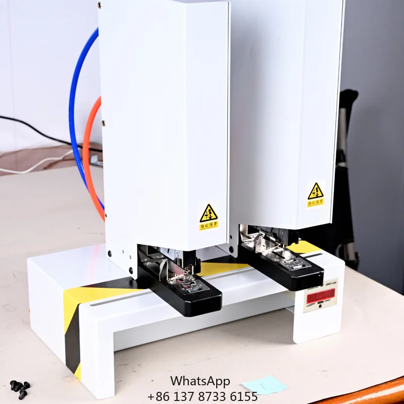 Pneumatic 2 Cm Thickened Double-head Stapler Heavy-duty Thickened Fast Stapler Accurate Needle Efficiency Printing
