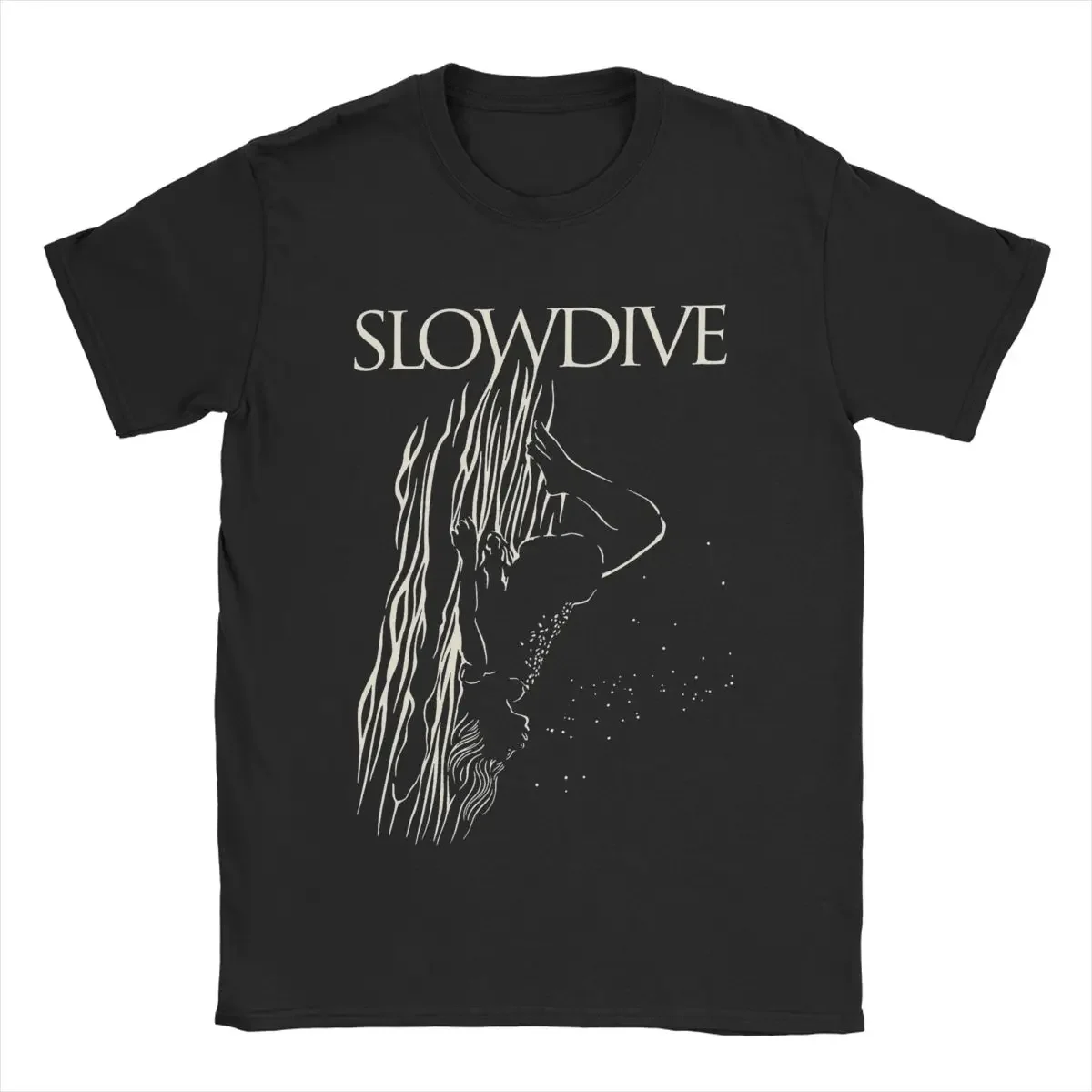 Men's Slowdive Band T Shirt 100% Cotton Clothing Novelty Short Sleeve Crew Neck Tees Summer T-Shirt