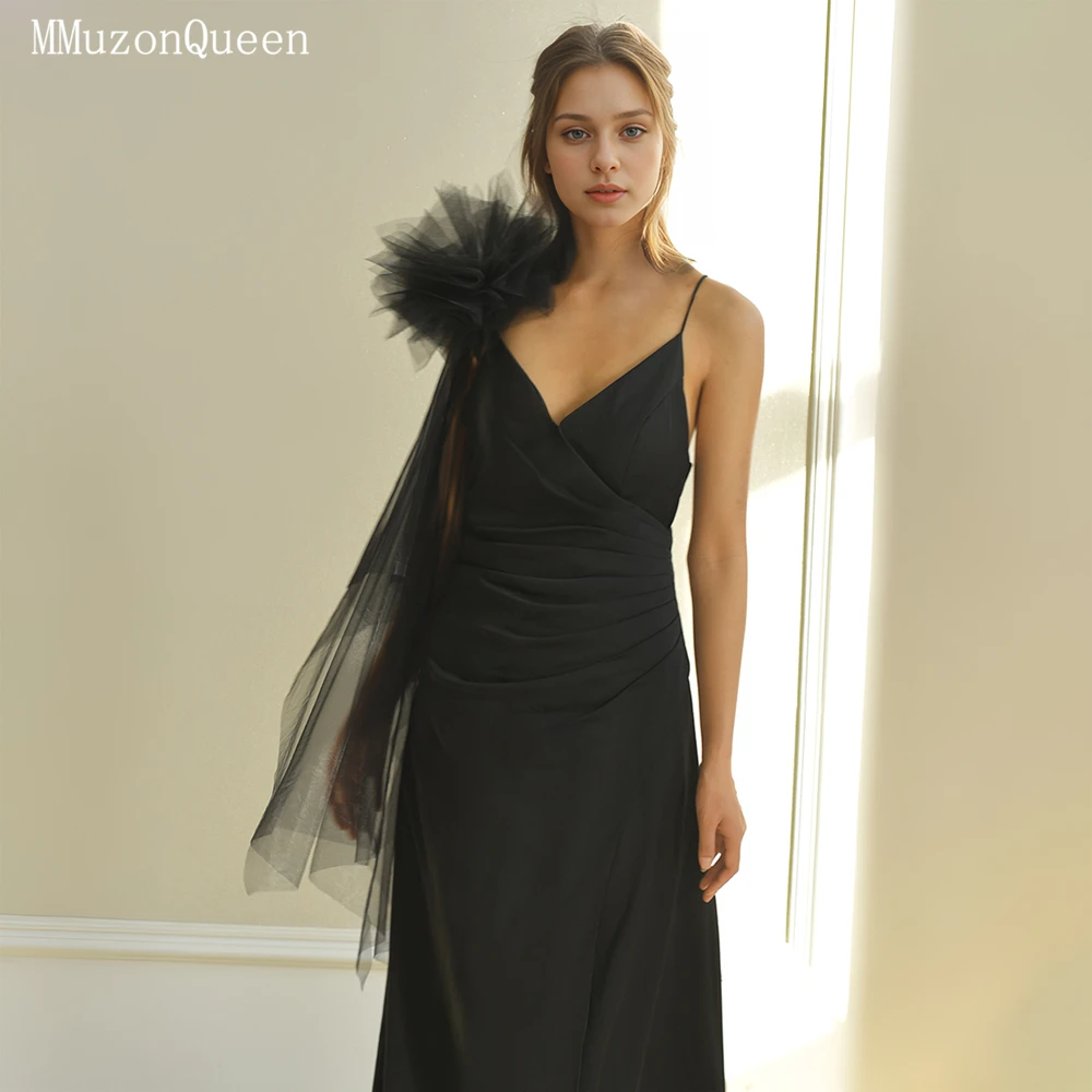 

Элегантная длинная черная шаль-бант TOPQUEEN для невесты, аксессуар для свадьбы, женский аксессуар для сценических выступлений и показов мод MG41