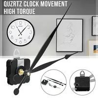 Quality Silent Quartz DIY Mechanism Movement Kit Larged Long Hands Clock Movement High Torques Wall Clock Accessories Black