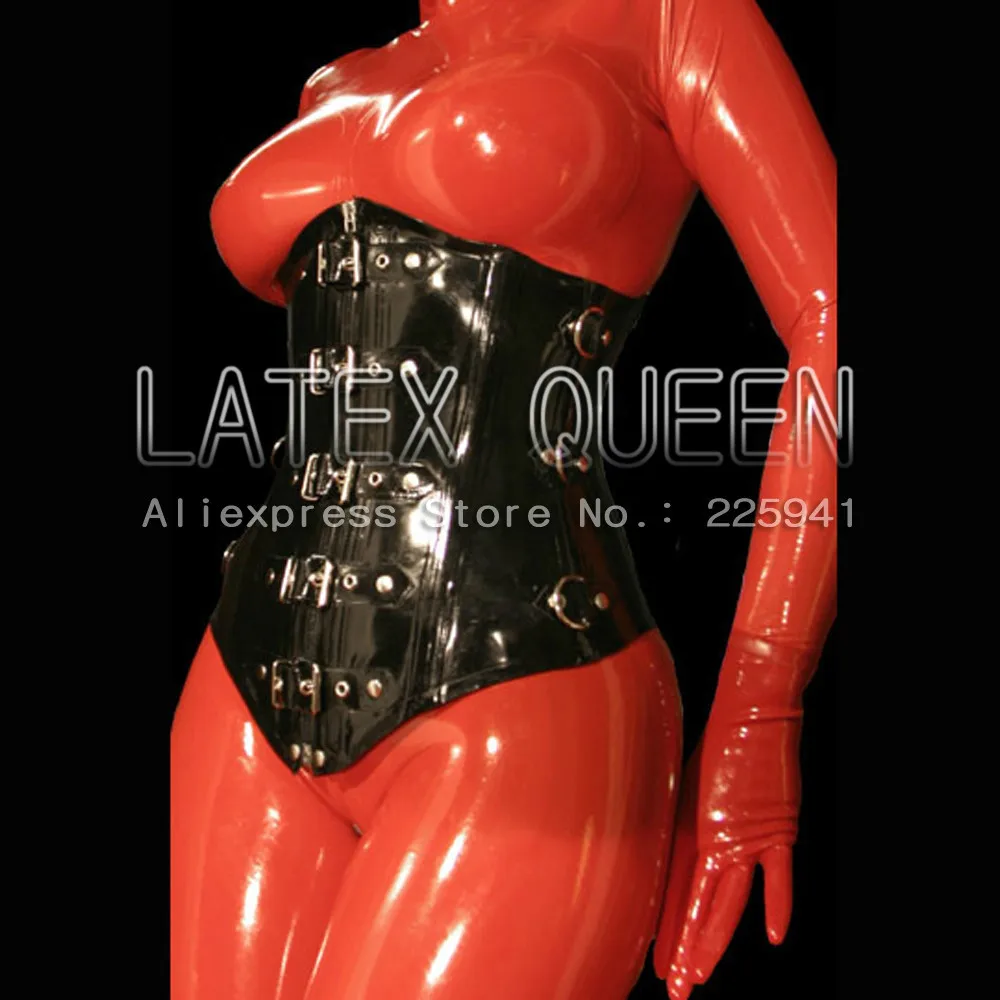 

Erogenous Rubber Latex corset cummerbunds