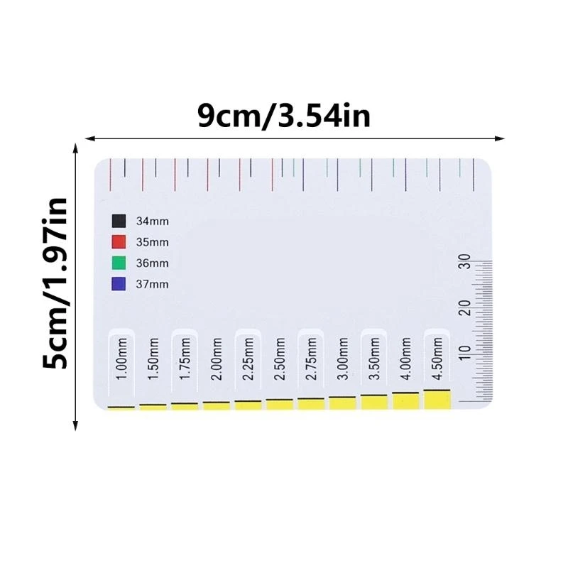 Guitar String Action Gauge Ruler Guitar String Height Gauge Bass Setups Gauge Luthier Repair Tool Guitar Measuring Tool - Image 4