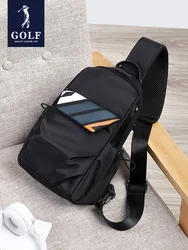 GOLF chest bag men's fashion trendy shoulder bag sports messenger bag camouflage multifunctional leisure canvas chest bag