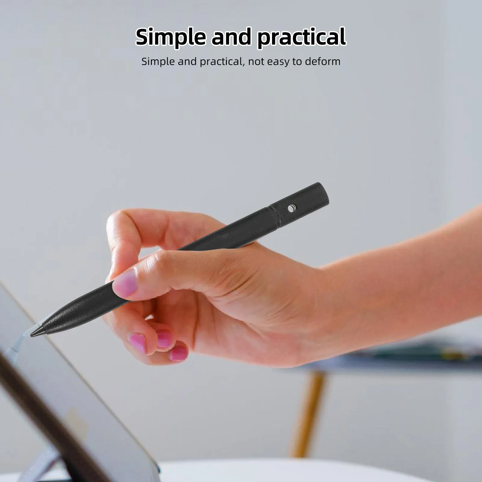 3Pcs Erasable Writing Pen Black for Tablet LED LCD 8.5 10 12 Inches Stylus Pen for Drawing Message Memo Learning Tool