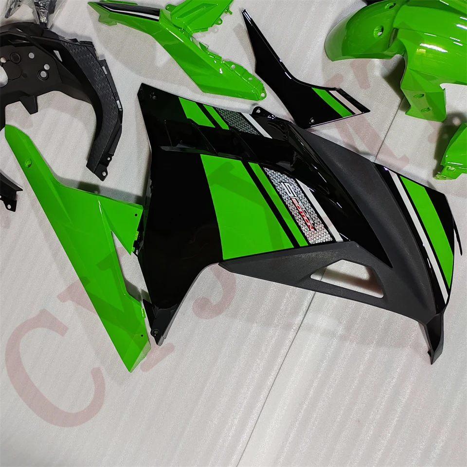 دراجة نارية هيكل السيارة الهدايا المجمعة ل Ninja300 2013-2017 الجسم القلنسوة Fairings النينجا 300 ZX-300 EX-300 13-17 غطاء بلاستيكي ملحق #4
