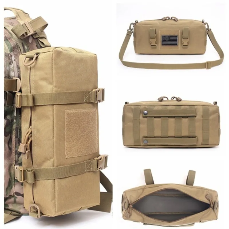 Outdoor Large Miscellaneous Storage Bag Waterproof Tactical Accessories Sports Waist Bag Outdoor Camping Hiking Bag Accessories