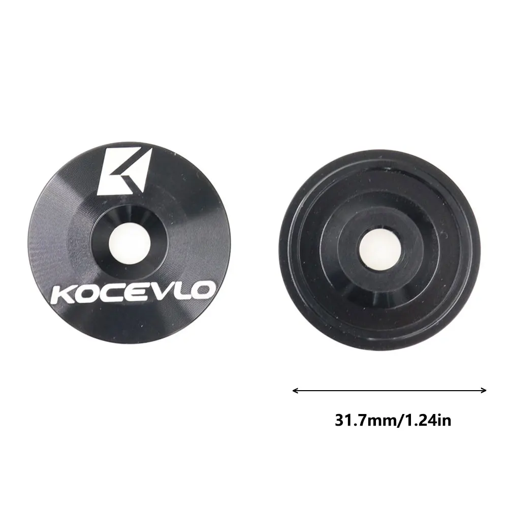 KOCEVLO Bicycle Headset top Cap Aluminum Alloy Bike Stem 28.6mm 1 1/8\