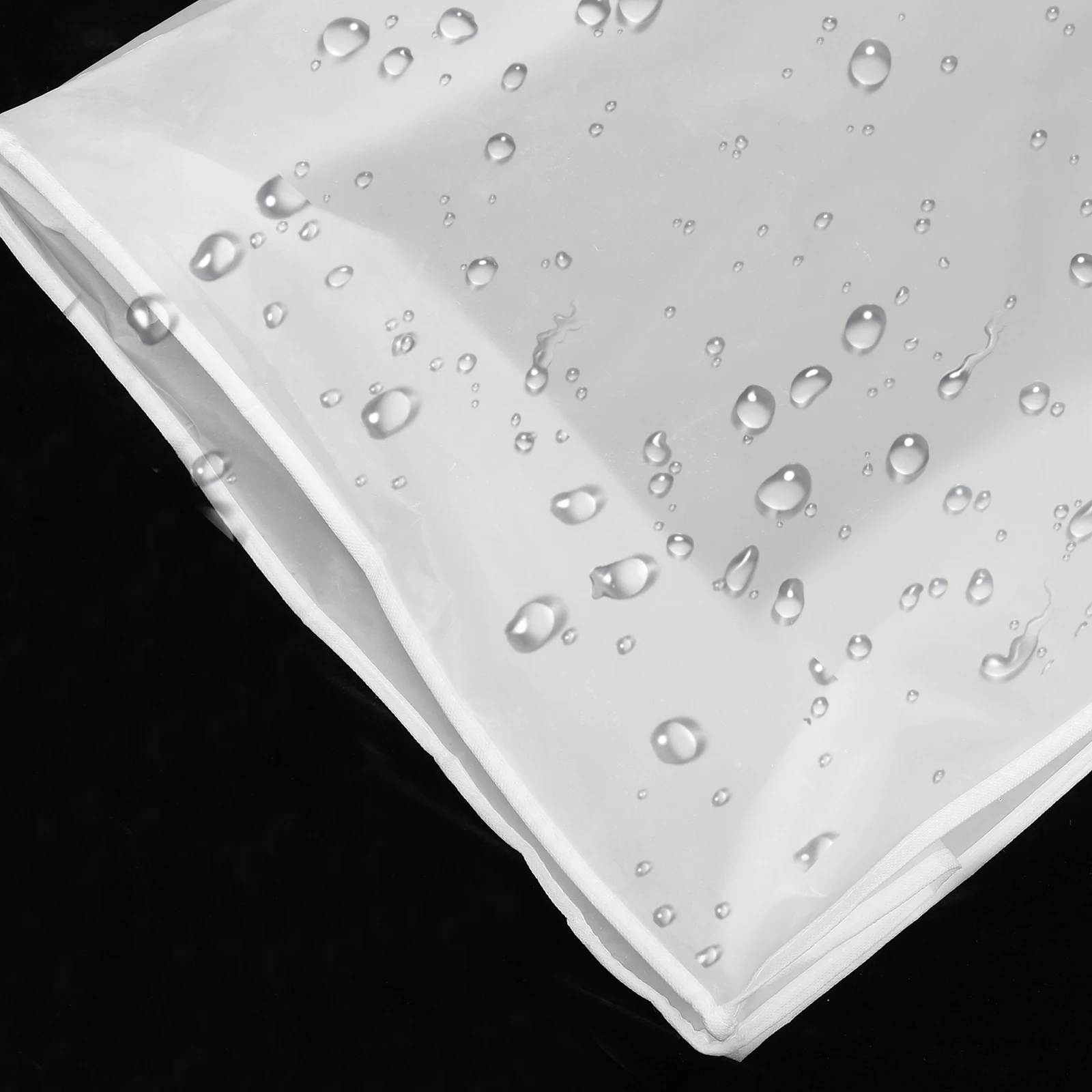 

Transparent Waterproof Garment Rack Cover Dust Protector 50x30x90 White Hanging Clothes Bag Closet Wardrobe Clothing Cover PEVA