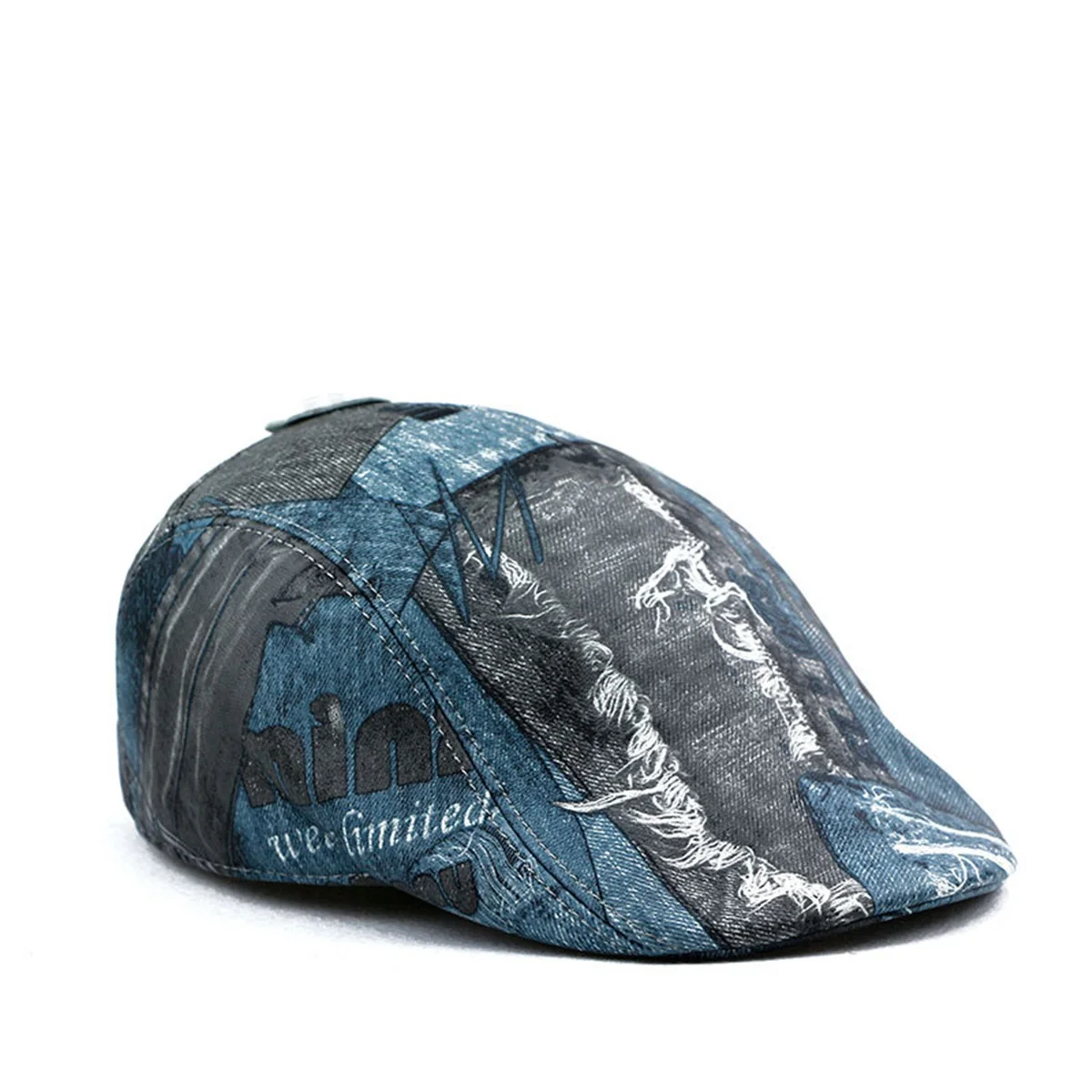 Sheepskin casual thin peaked cap men's Korean style forward hat