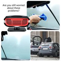 Portable Plug in Car Heater Fan Fast Heating 12V 150W Car Window Defogger 360° Rotatable Car Windshield Defroster