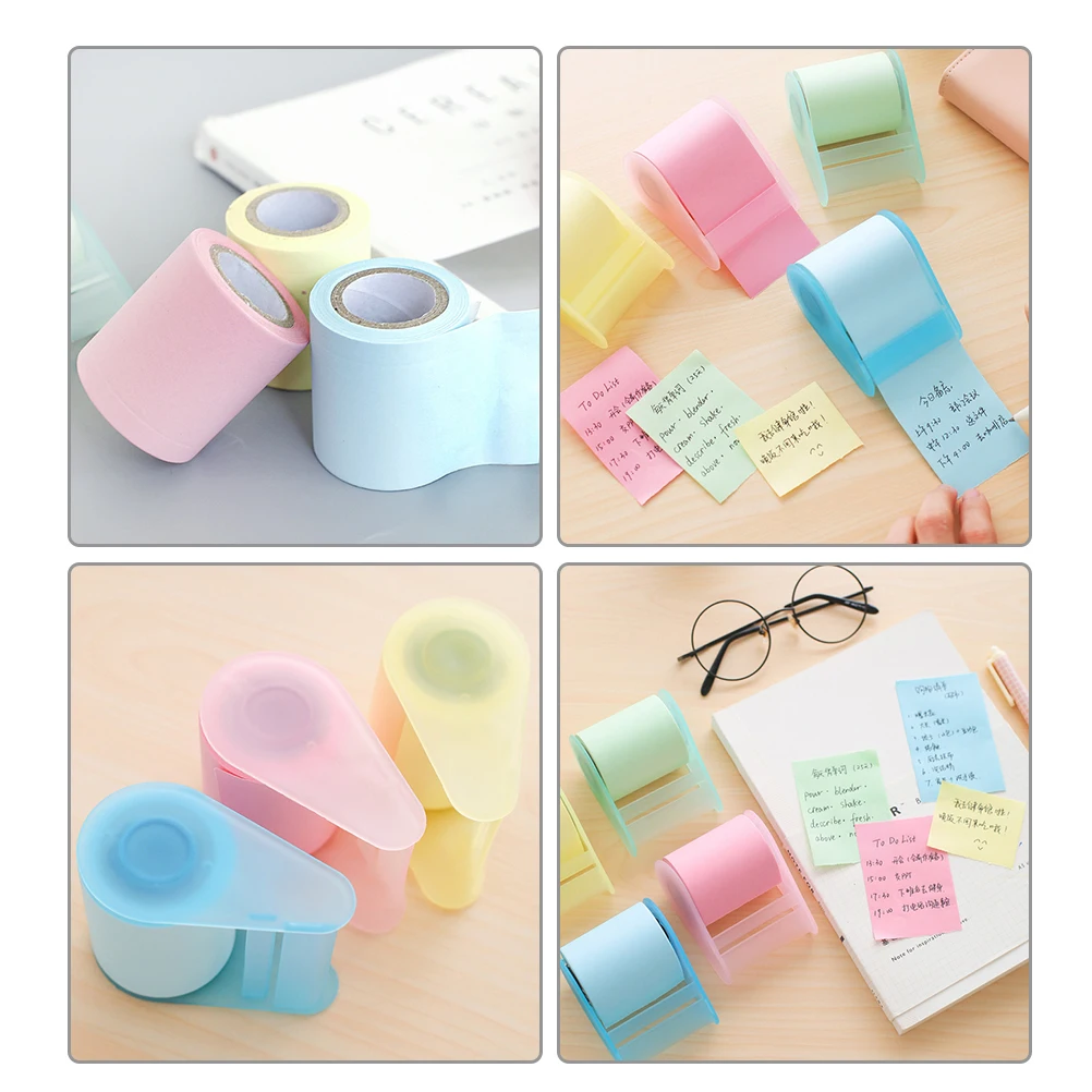 

Memo Pads Adhesive Rolls Office Supplies Stationery Gifts Household Tapes Multi Function Stickers Compact Size
