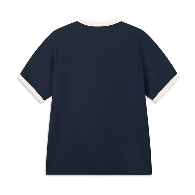 Li-Ning Men's Sports Style T-shirts LN COOL Comfortable Round Neck Letter LiNing Leisure Fashionable Short Sleeve Tee AHSW799