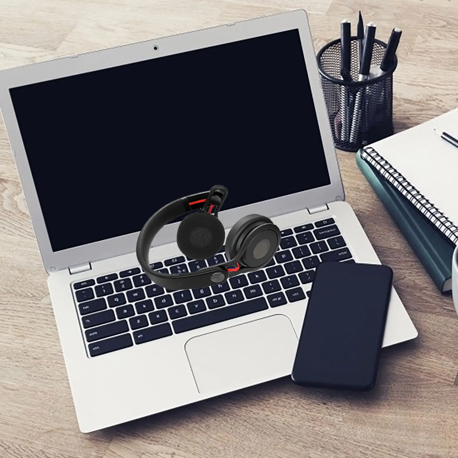 

10Pcs Ear Covers for Head Phones 40Mm Foam Replacement Ear Pads Black High Elasticity for Music Lovers