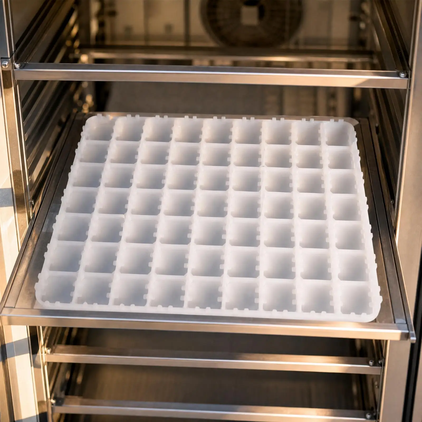 Egg Hatching Machine Tray with Raised Dividers Easy to Clean Egg Tray with Grid Compartments Washable for Small-Scale Aviaries