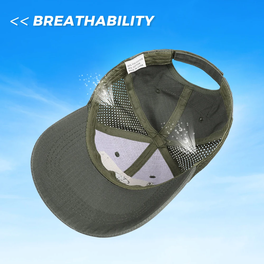Gorra militar camuflaje mesh ajustable - Airsoft y outdoor