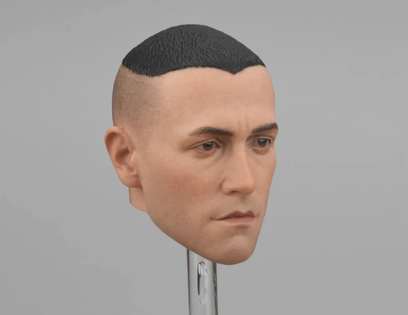 プライベートミリタリーコープション演算子、兵士の男性の頭の彫刻、首のリングは12インチのSDアクションに適合、簡単でシンプルな26055r、1:6