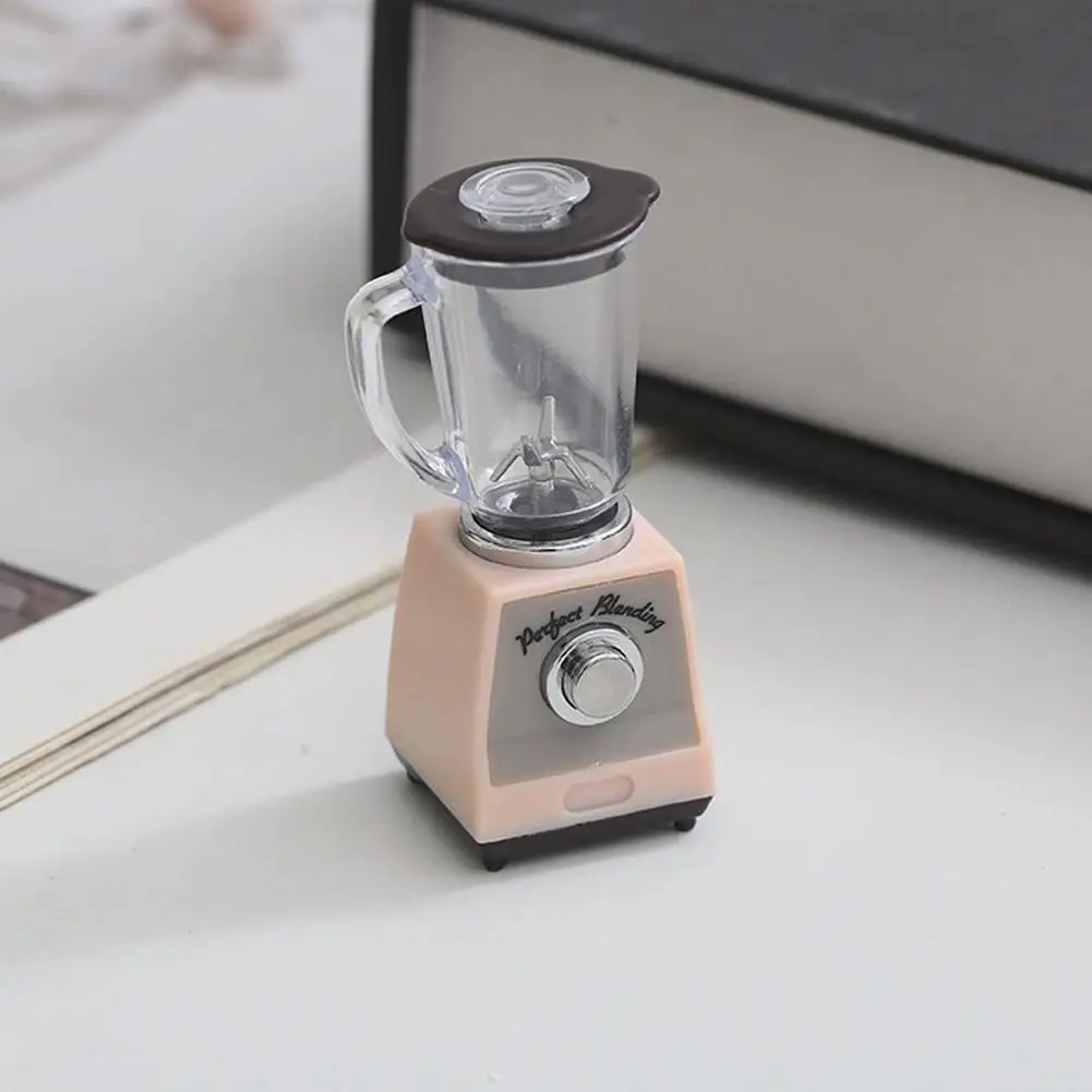 1 stks Miniatuur Sap Blender Poppenhuis Accessoire 1/12 Schaal Koffiezetapparaat Mini Speelgoed Voor Poppenhuis Scène Decoratie Ambachtelijke Speelgoed