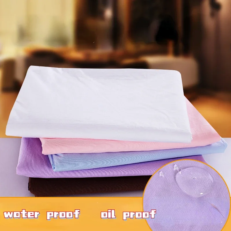 Back Filmed Waterproof Bed Sheet for Beauty Salon SPA Massage Bedspread Bed Table Cover Sheets Oilproof With/no Hole Resuable