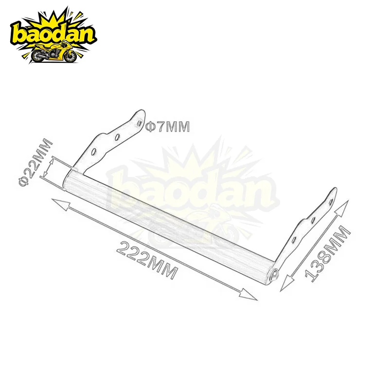 Fit For CB500X CB 500X CB500 X 2016-2023 2022 Motorcycle Accessories GPS SMART PHONE Navigation GPS Plate Bracket Adapt Holder