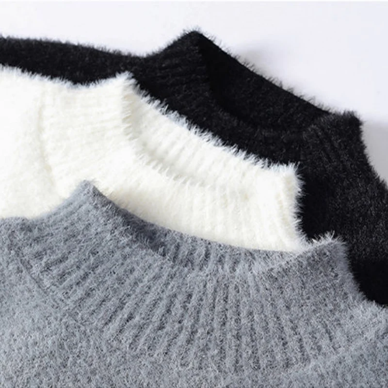 Herren Herbst Winter Lange Ärmel Strickpullover Rundhals Jacquard Cartoon Muster Pullover Freizeit Mode Trend Herrenbekleidung