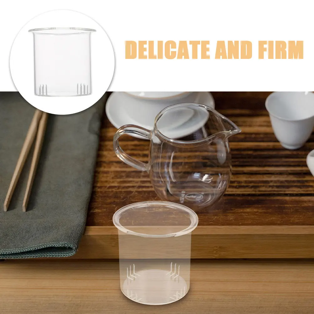 

Premium Glass Tea Strainer Smooth Design Heavy Duty Teapot Infuser Insert for Loose Tea Herbal Coffee Residue Free Brewing