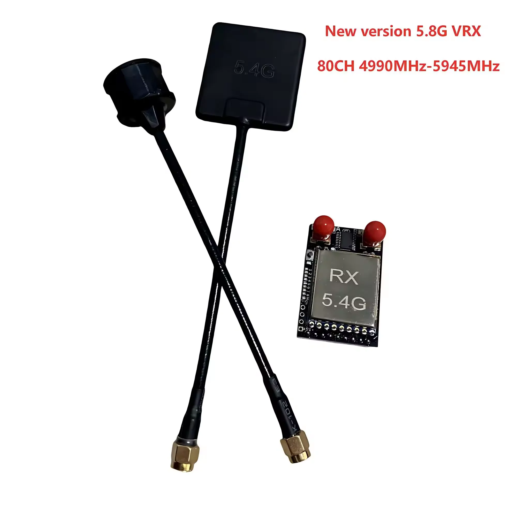 

FPV Reveiver 4.9G 5.4G 5.8G Optional VRX Video Receiver Analog Signal Wireless Receiver for Remote Control FPV Drone Goggles