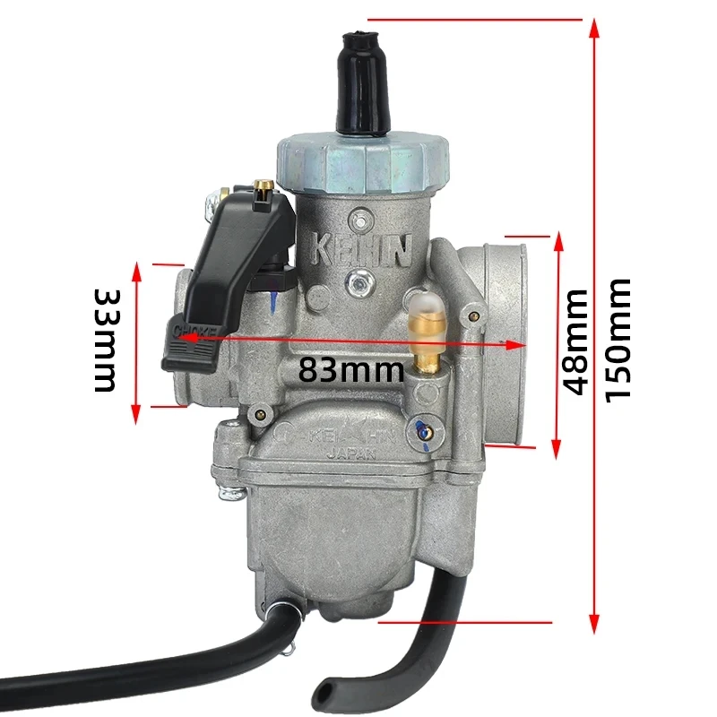 26mm Vergaser NSR140 PE26 Motorrad Kabel Choke Carb MotorbikeParts Carburador Für Keihin PE 26 Motor ATV Quad Pit Dirt